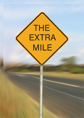 ‎Going the extra mile – my weekly perspective